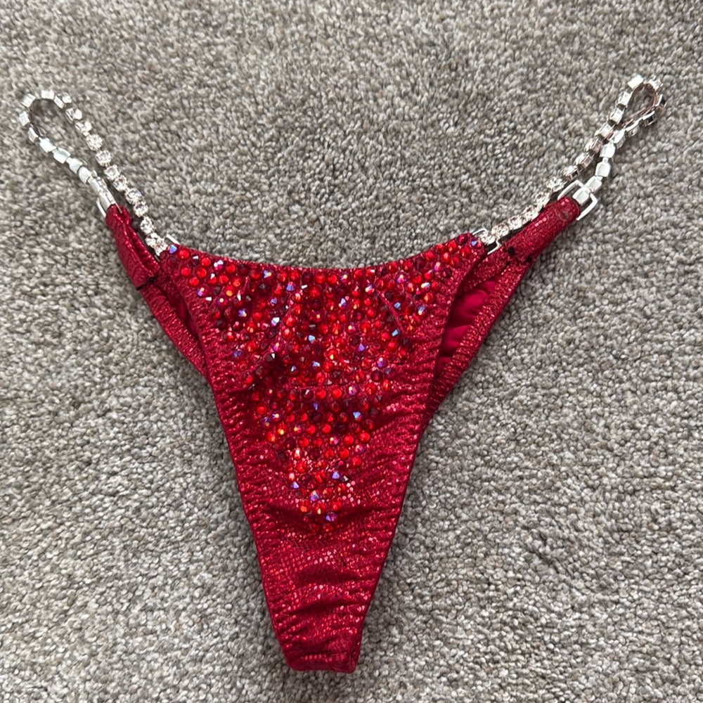 KH Red Crystal Competition Bikini Set. - Picture 5 of 7